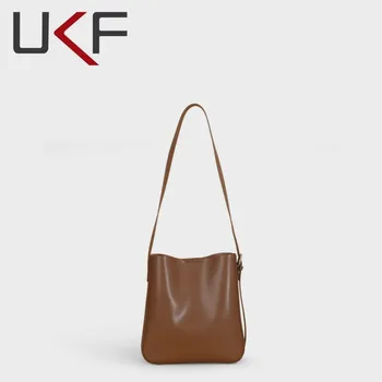 UKF 2023 Новые женские сумки известного бренда Сумки через плечо Сумки для покупок и путешествий Женские сумки большой емкости из кожи