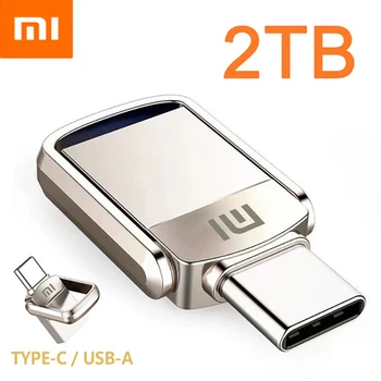 Xiaomi 2TB U Disk 1TB 512GB 256GB 128GB USB 3.0 Type-C Интерфейс Мобильного Телефона Компьютера Взаимная Передача Портативной USB-Памяти