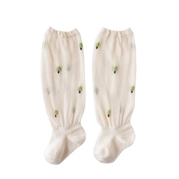 Y55B Милые сетчатые чулки, детские носки, летние леггинсы для девочек, носки с защитой от укусов