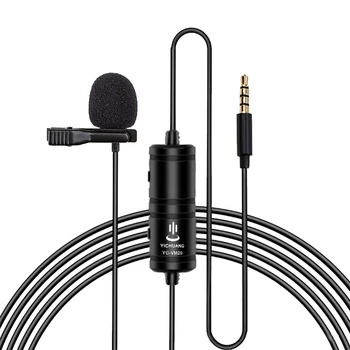 YC-VM30 USB-C Type-C двухрежимный петличный микрофон для записи, кабель для офисного микрофона, обучающий микрофон, длина микрофона 6 м
