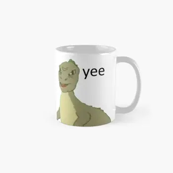 Yee Dinosaur Maym Версия 1 Видео Кружка С Печатным Дизайном Простая Кофейная Ручка Круглые Чайные Подарки Посуда Для Напитков Изображение Фото Чашка