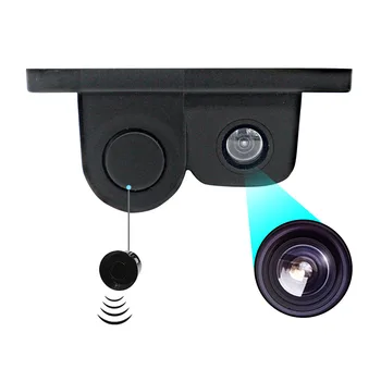Автомобильная камера заднего вида 2 в 1 с HD-видео ночного видения HD Clear, Радарный датчик ночного видения, Камера заднего вида, Автомобильные аксессуары