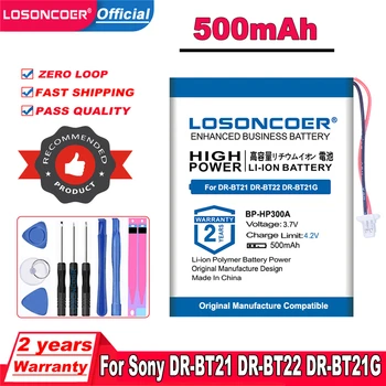 Аккумулятор LOSONCOER 500mAh BP-HP300A Для гарнитуры Sony DR-BT21, DR-BT22, DR-BT21G, DR-BT21IK, DR-BT21GB