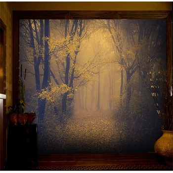 бейбеханг 3D лесные обои Побег из комнаты дом с привидениями фон ужасов papel de parede 3d обои большие настенные обои