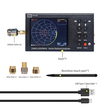 Векторный сетевой анализатор GS-320 6G VNA SWR Bluetooth 5.8G GPS WIFI 2.4G Beidou antenna analyzer
