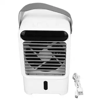 Вентилятор увлажнителя воздуха Охладитель воздуха Материал ABS   Трехуровневая регулировка Энергосбережения Большая емкость 500 мл Таймер Отключения для