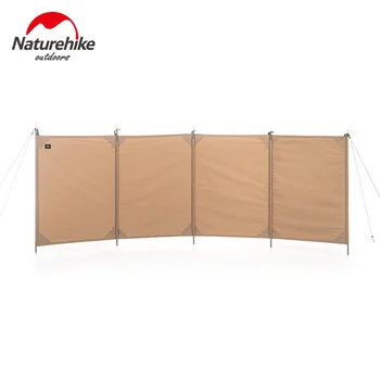 Ветрозащитный экран для палатки Naturehike 3 * 1 м хлопок 2,57 кг Портативный экран для барбекю для пикника на открытом воздухе NH20TM088