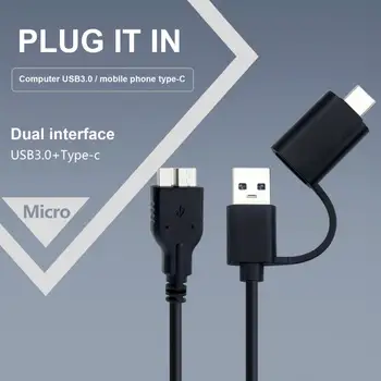 Высокоскоростная Подключаемая игра 2 в 1 от Micro USB до USB3.0 Type-C, Безопасные Аксессуары для телефонов