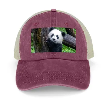 Гигантская панда Сяо Ци Цзи в Национальном зоопарке Ковбойская Шляпа Мужская Роскошная Дизайнерская Шляпа чайные шляпы Бейсболки Для Женщин Мужские