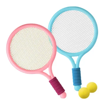 Детская ракетка для бадминтона и тенниса для начинающих, Открытый пляжный теннис, Интерактивные игрушки для родителей и детей в детском саду