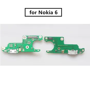 для Nokia 6 USB порт зарядного устройства разъем док-станции печатная плата лента гибкий кабель запасные части для ремонта экрана телефона