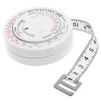 ИМТ Индекс массы тела Выдвижная лента 150 см Калькулятор измерения Диеты Рулетка для похудения Инструменты