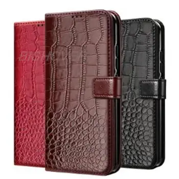 Кожаный Флип-чехол-бумажник Для LG Q60 K12 Prime LMX525BAW LMX525EAW, LM-X525 Защитный Черный Чехол Для телефона Coque