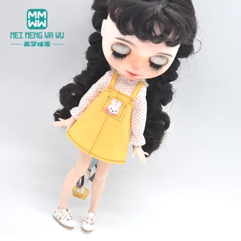 Кукольная одежда Blyth Модное платье с ремешком в виде кролика для 28-30 см Azone OB аксессуары для девочек подарочная игрушка