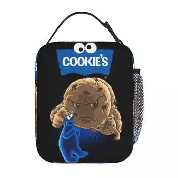 Ланч-бокс Cookie Monster Аксессуары для неправильного печенья Коробка для ланча Новое поступление Термоохладитель Ланч-бокс для школы