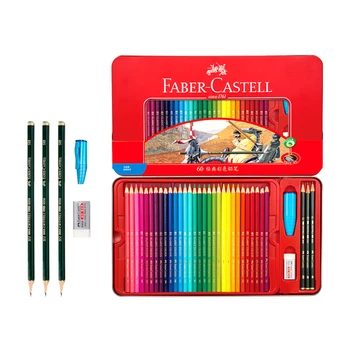 Масляные цветные карандаши Faber Castell, нетоксичный профессиональный набор классических цветных карандашей, набор карандашей для рисования эскизов, товары для рукоделия