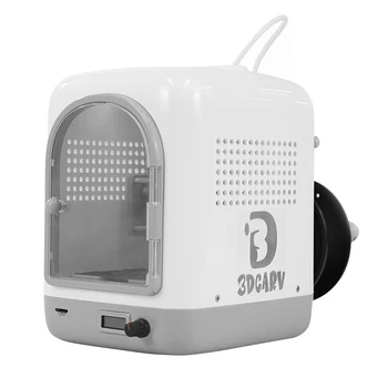 Мини Настольный 3D-Принтер, Полностью Собранный с TF-Картой PLA Нити Накаливания Поддержка Возобновленной Печати для Детского Семейного Набора 3D-Печати