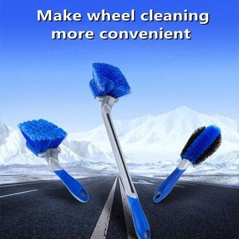 Многофункциональная щетка для чистки автомобильных шин, щетки для ступицы обода колеса, Автомойка, инструмент для очистки поверхности кузова автомобиля, средство для чистки колес.