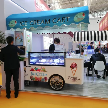 Мобильная тележка для мороженого Gelato/Popsicle Ice Cream Cart CFR BY SEA