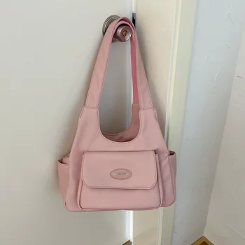 Модная и минималистичная сумка-мешок для женщин Весной/летом 2023 года, популярная и универсальная сумка для девочек, сумка через плечо