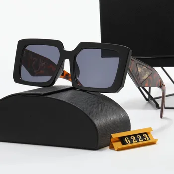 Модные Мужские Женские поляризованные солнцезащитные очки 2023 года, роскошные Брендовые Дизайнерские Винтажные солнцезащитные очки, Модные Солнцезащитные очки для вождения, Необычная коробка