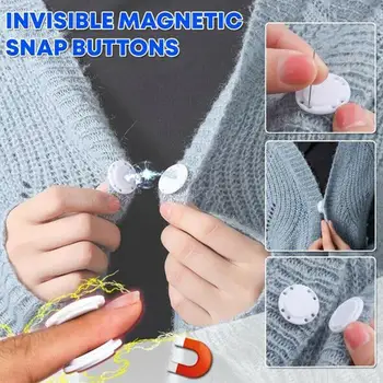 Мощные металлические невидимые супермагнитные застежки Кнопка для пальто Сумка Аксессуары для одежды Приклад для шитья своими руками для скрапбукинга