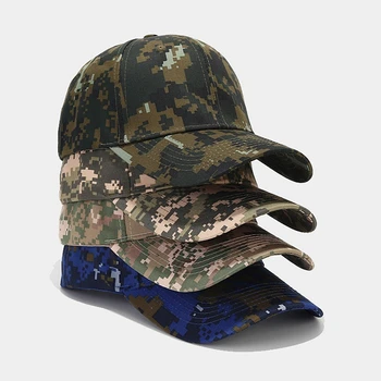 Мужская камуфляжная бейсболка, военная тактическая солнцезащитная шляпа, Армейская камуфляжная кепка для рыбалки, охоты, страйкбола, кемпинга, пеших прогулок, шляп в джунглях