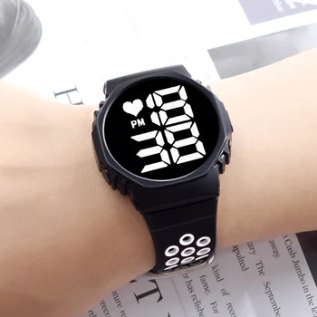 Мужские часы с цифровым браслетом 2023 Мужские цифровые часы для мальчиков и девочек, спортивный браслет, Водонепроницаемые часы, женские наручные часы для фитнеса
