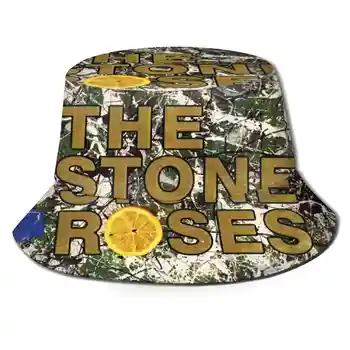 Музыкальная рок-группа, лучшие шляпы-ведерки с принтом, солнцезащитная кепка The Stone Roses Были английской группой 7070-х годов, одной из новаторских групп
