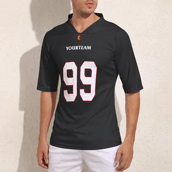 На заказ Arizona № 99 Черная тренировочная майка для регби, Модные футбольные майки, Мужская футбольная рубашка на заказ