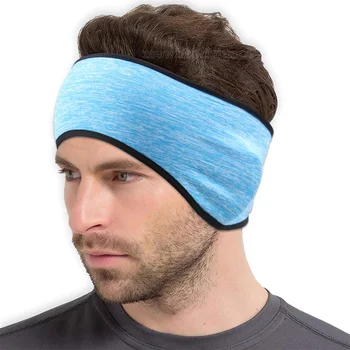 Наушники, теплая повязка на голову с кнопками, полностью закрывающая спортивную повязку на голову для занятий фитнесом на открытом воздухе, спортивная повязка для бега