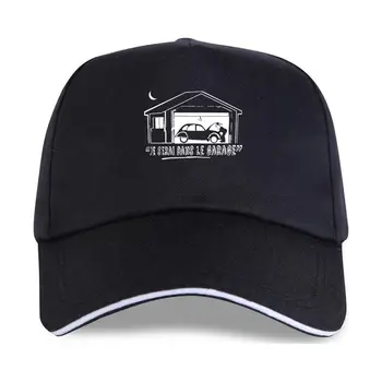новая кепка Je Serai Dans Le Garage Classic Car 2Cv Бейсболка Для Женщин Для Женщин Черный Топ Аниме Хлопок Мужчины За Кадром