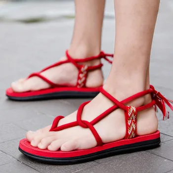 Новые модные летние мужские и женские уличные сандалии, удобная пляжная обувь для прогулок, Плюс размер 46