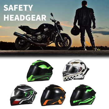 Новые мужские Защитные Мотоциклетные полуошлемы с двумя линзами Scooter Casco village Riding Four Seasons Street Touring Helmet