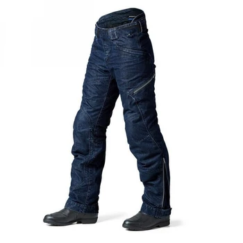 Новые свободные байкерские брюки, мужские байкерские джинсы, защитное снаряжение, байкерские брюки для верховой езды, мотоциклетные брюки, байкерские брюки, Длинные брюки