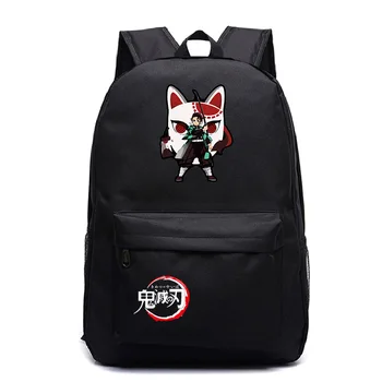 Новые Школьные рюкзаки Demon Slayer, Студенческая сумка для книг, школьная сумка для мальчиков и девочек, Мужской Женский повседневный рюкзак Kawaii, дорожная сумка Mochila