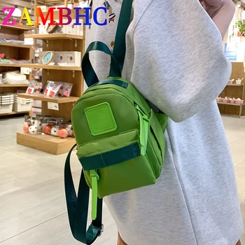 Новый модный женский маленький рюкзак, водонепроницаемые высококачественные нейлоновые рюкзаки для школьников, подростков, девочек, прочная сумка Mochila
