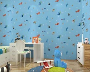 обои beibehang настенные 3d подводный мир обои для детской комнаты голубые средиземноморские обои 3d на стене papel mural