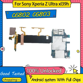 Оригинальная разблокированная полностью рабочая материнская плата, материнская плата для материнской платы Sony Xperia Z Ultra xl39h C6802 C6803
