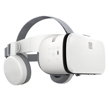 Оригинальные беспроводные видео очки виртуальной реальности VR 3D Стерео, Bluetooth-совместимая гарнитура, шлем для Android IOS для Xiaomi Huawei
