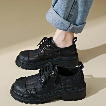 Осенняя Повседневная Спортивная обувь из Оксфордского холста, Модные Комфортные Кроссовки для бега на платформе 2023, Дизайнерское Платье для прогулок, Брендовая Женская обувь