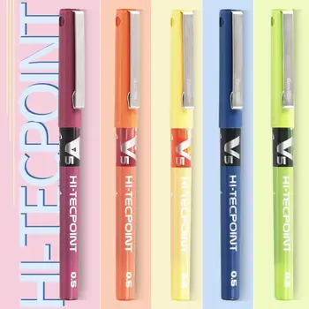 Пилотные Ручки Hi-Tecpoint 0,5 мм 0,7 мм Гелевая Ручка V5 V7 Одноразовая Ручка BX-V5 BX-V7 Япония