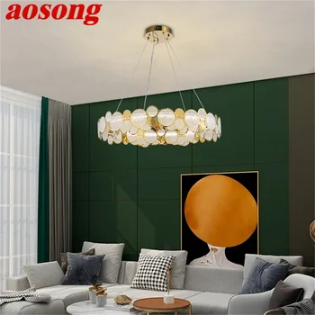 Подвесной светильник AOSONG в постмодернистском стиле, Креативный светодиодный светильник для дома, столовой, гостиной