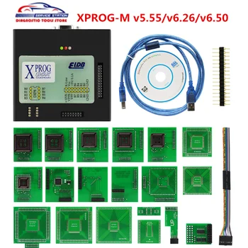 Программатор XPROG v5.55/v6.26/v6.50 ECU Добавляет Новую авторизацию Xprog V6.50 X PROG 6.26 Адаптер Xprog EEPROM X-PROG M Xprog 5.55
