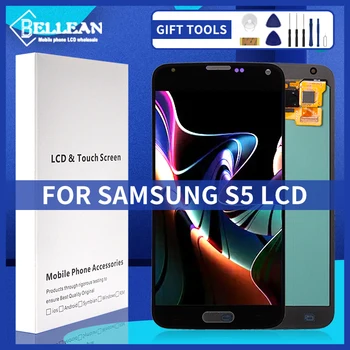 Протестированный 5,1-Дюймовый OLED-Дисплей G900 Для Samsung Galaxy S5 LCD Touch Screen Digitizer G900F G900H В Сборе С Инструментами