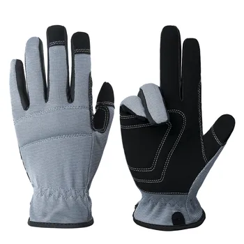 Рабочие перчатки OZERO, мужские и женские, рабочие перчатки механика, высокая ловкость, сенсорный экран для многоцелевого использования, отличный захват
