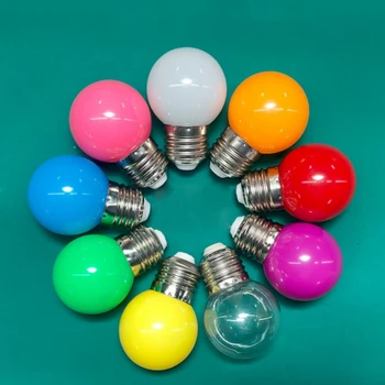 Разноцветные светодиодные лампы E27, декоративные светильники для вечеринки, праздника, светодиодная цветная лампа, красочная лампа-шатер для сцены, Рождество