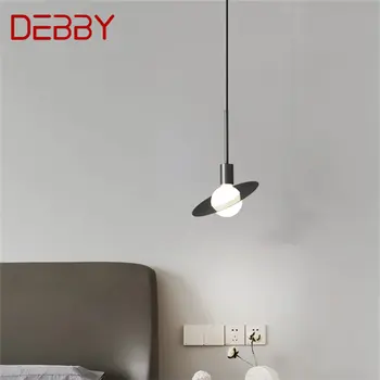 Современный медный подвесной светильник DEBBY, светодиодный Классический черный подвесной светильник, Шикарный креативный декор для дома, гостиной, спальни