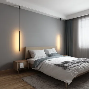 Современный светодиодный подвесной светильник для дома, гостиной, столовой, спальни, помимо люстр, Декоративный подвесной светильник