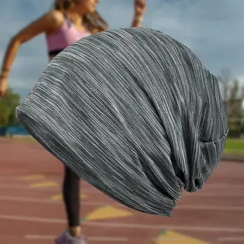 Стильная нейлоновая кепка для бега с текстурой в полоску, стирающаяся, эластичная для путешествий